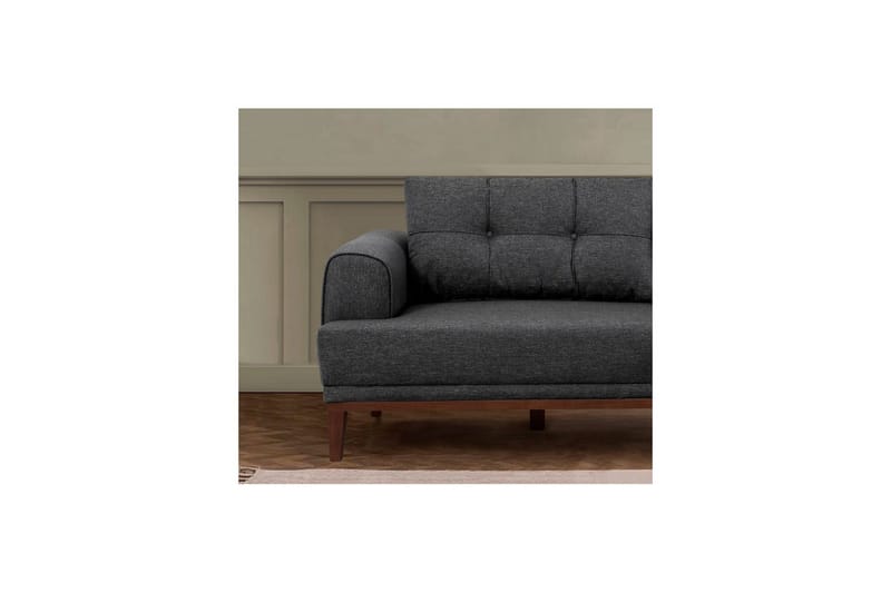 Sofasett Valsot Antrasitt / Valnøtt - Antrasitt / Valnøtt - Møbler - Sofaer - Sofagrupper