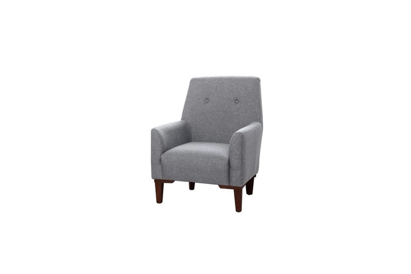Sofasett Valsot Grå / Valnøtt - Grå / Valnøtt - Møbler - Sofaer - Sofagrupper