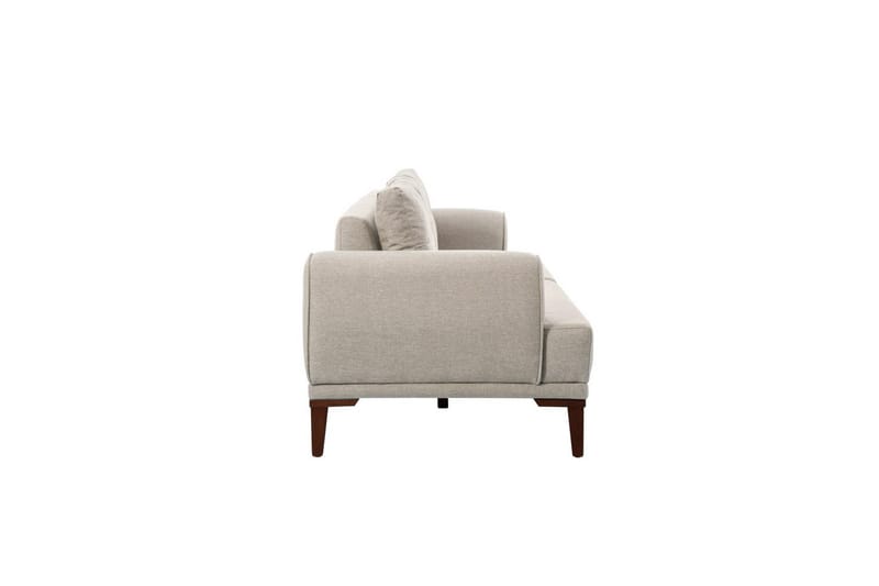 Sofasett Valsot Krem / Valnøtt - Krem / Valnøtt - Møbler - Sofaer - Sofagrupper