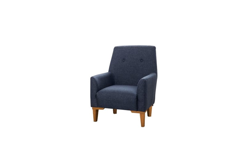 Sofasett Valsot Mørk Blå / Atlantisk Furu - Mørk Blå / Atlantisk Furu - Møbler - Sofaer - Sofagrupper