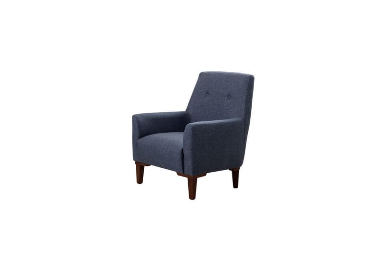 Sofasett Valsot Mørk blå / Valnøtt - Mørk blå / Valnøtt - Møbler - Sofaer - Sofagrupper
