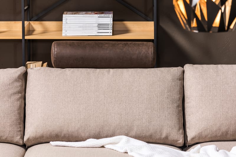 Cuba Nakkestøtte - Brun/Beige - Møbler - Sofaer - Sofatilbehør
