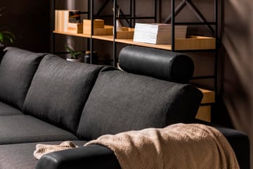 Cuba Nakkestøtte - Svart/Grå - Møbler - Sofaer - Sofatilbehør
