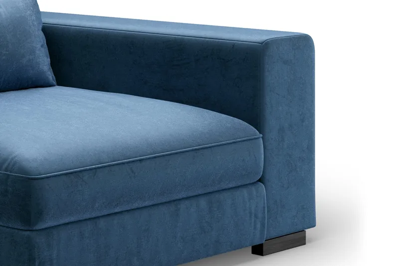 Dubai Armelene Høyre Fløyel - Blå - Møbler - Sofaer - Sofatilbehør