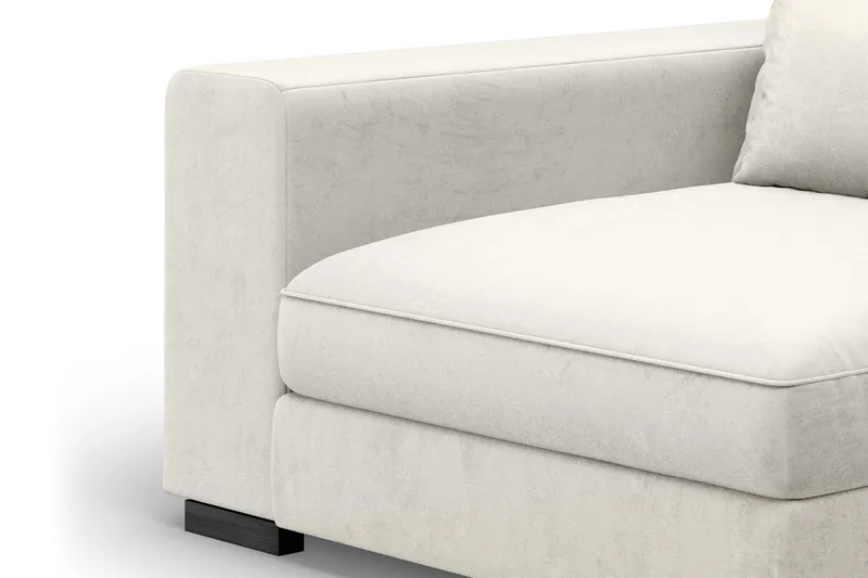 Dubai Armelene Venstre Fløyel - Hvit - Møbler - Sofaer - Sofatilbehør