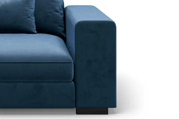 Dubai armlene høyre fløyel - Blå - Møbler - Sofaer - Modulsofaer - Øvrige moduler for modulsofa