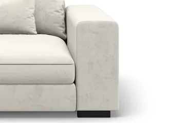 Dubai armlene høyre fløyel - Hvit - Møbler - Sofaer - Modulsofaer - Øvrige moduler for modulsofa