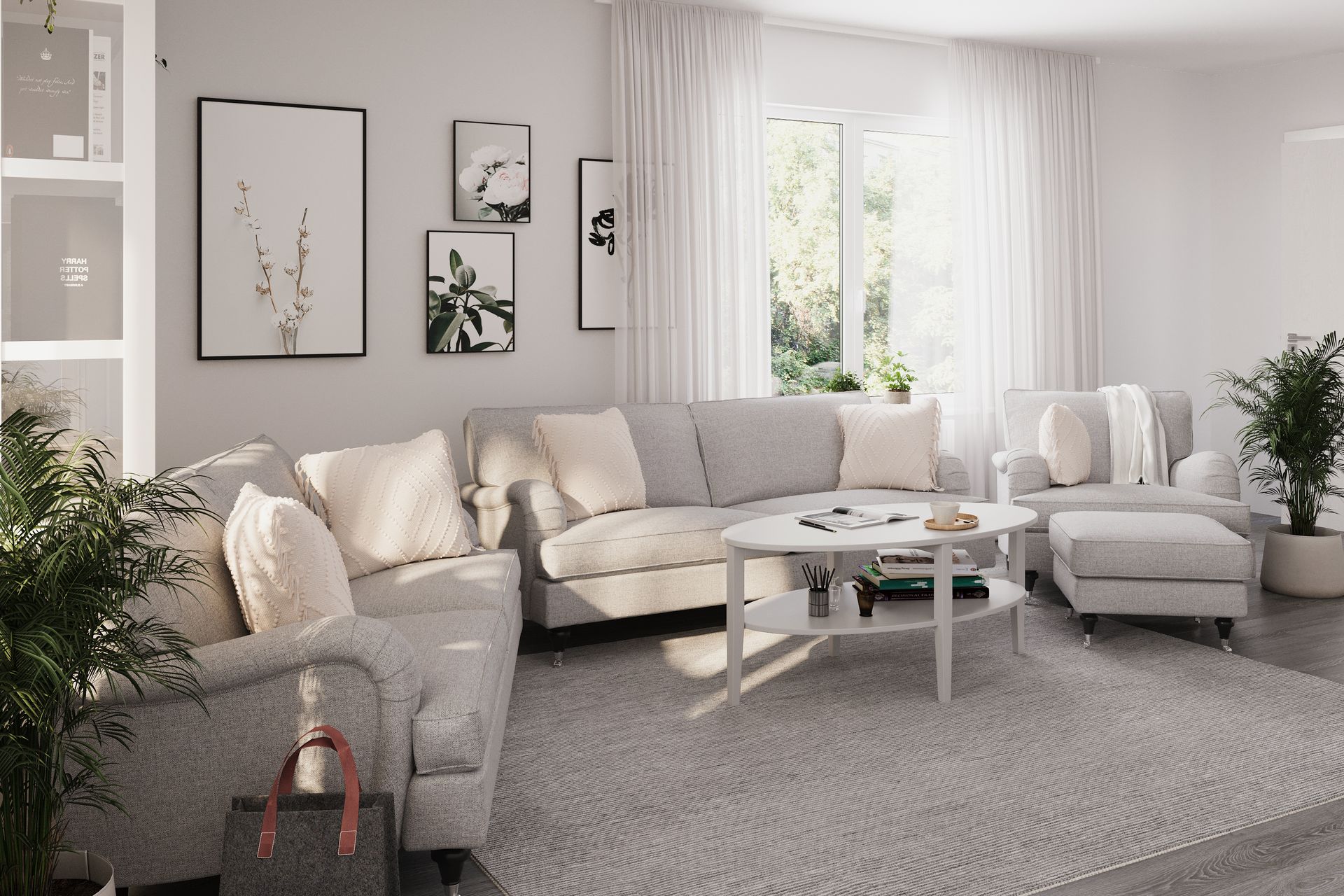 Howard Classic Armlenebeskyttelse 2-pk - Grå - Møbler - Sofaer - Sofatilbehør - Armlene sofa