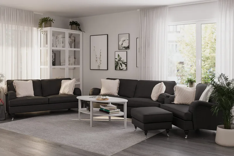 Howard Classic Armlenebeskyttelse 2-pk - Mørkegrå - Møbler - Sofaer - Sofatilbehør - Armlene sofa