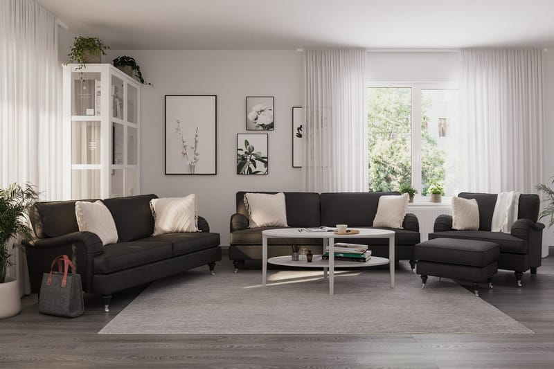 Howard Classic Armlenebeskyttelse 2-pk - Mørkegrå - Møbler - Sofaer - Sofatilbehør - Armlene sofa
