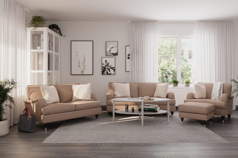 Howard Classic Armlenebeskyttelse 2-pk - Mørk beige - Møbler - Sofaer - Sofatilbehør - Armlene sofa