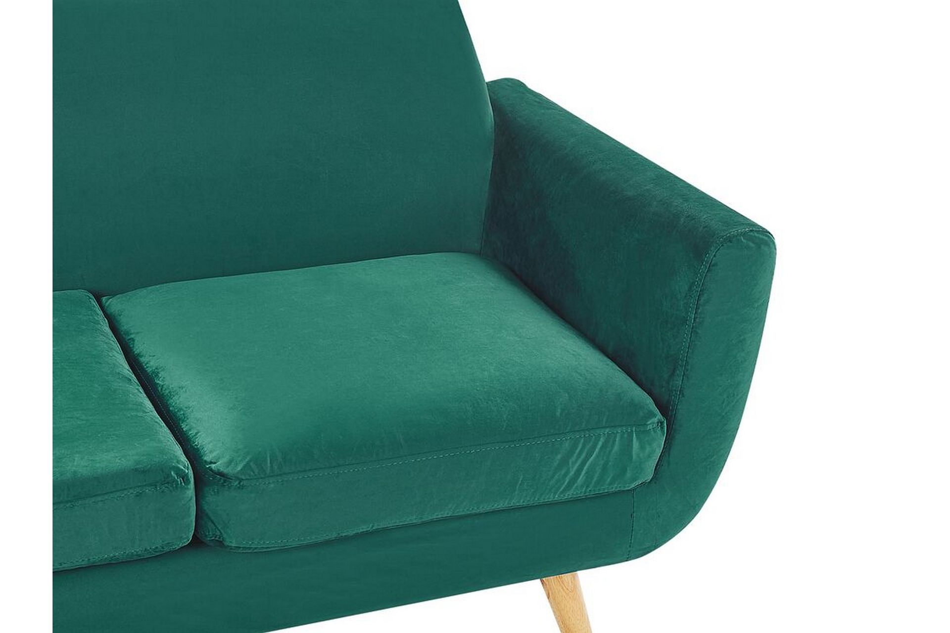 Jeancourt 3-seters Sofatrekk - Fløyel/Grønn - Møbler - Sofaer - Sofatilbehør