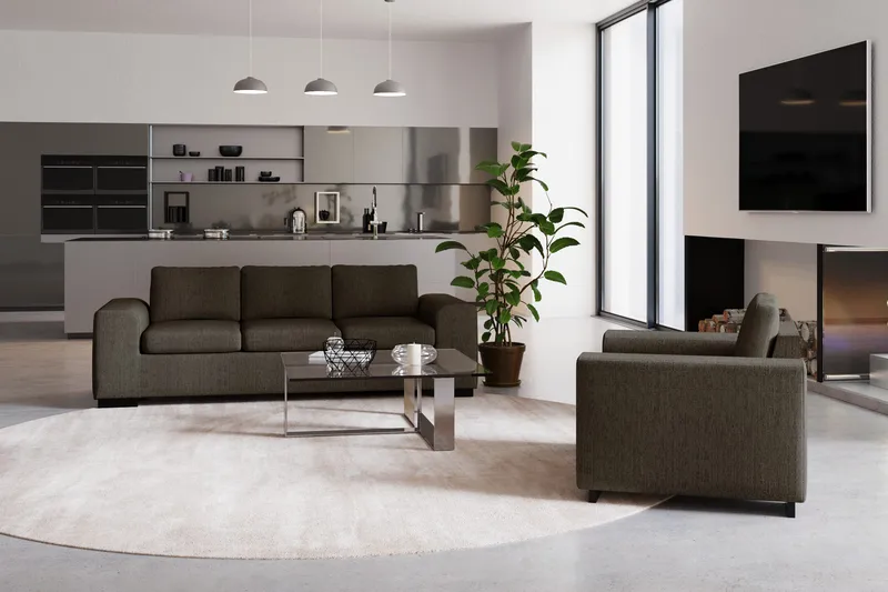 Link Nakkestøtte Rund - Brun - Møbler - Sofaer - Sofatilbehør