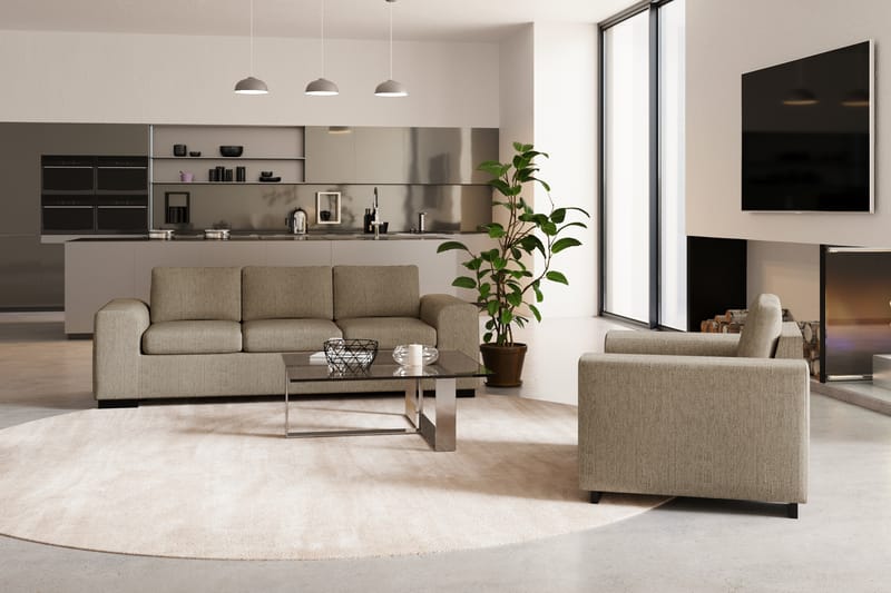 Link NakkestøtteRund - Beige - Sofatilbehør - Nakkestøtte sofa