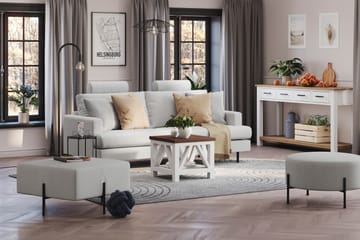 Menard Compact Nakkestøtte Sofa 51 cm - Lys grå - Møbler - Sofaer - Sofatilbehør
