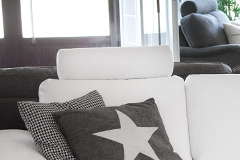 Nakkestøtte til Sofa - Hvit PU - Møbler - Sofaer - Sofatilbehør