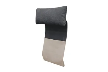 Nakkestøtte til sofa Menard/Rossita - Trenza 01, Svart Chenille - Møbler - Sofaer - Sofatilbehør