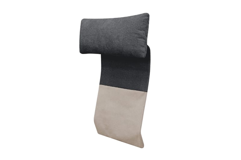 Nakkestøtte til sofa Menard/Rossita - Trenza 01, Svart Chenille - Møbler - Sofaer - Sofatilbehør