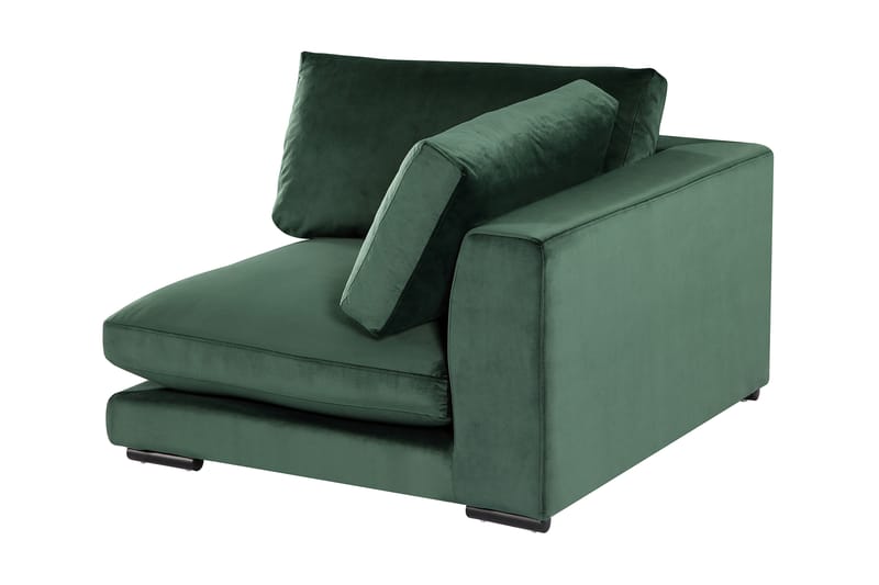 Noha Armlenemodul - Mørkegrønn Fløyel - Møbler - Sofaer - Sofatilbehør