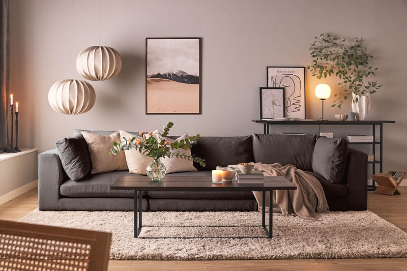 Noha Armlenemodul Manchester - Brun Kordfløyel - Møbler - Sofaer - Sofatilbehør