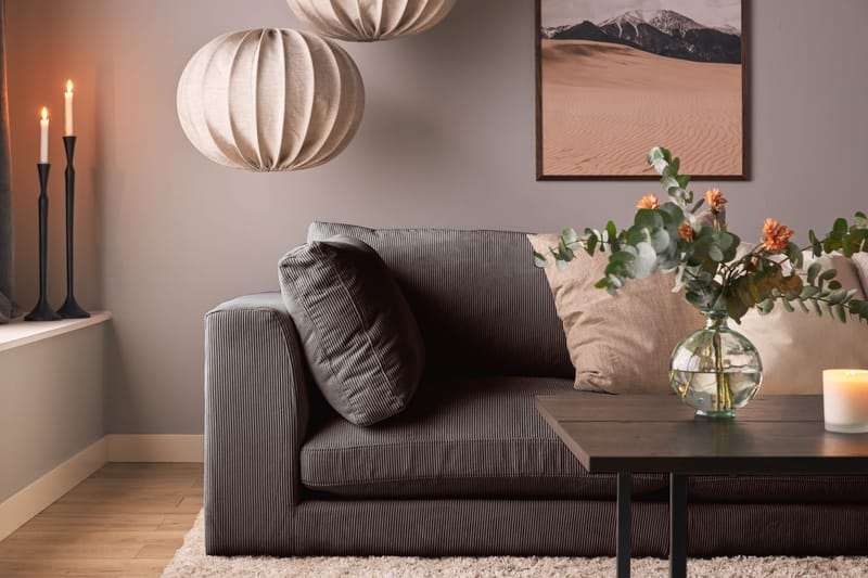 Noha Armlenemodul Manchester - Brun Kordfløyel - Møbler - Sofaer - Sofatilbehør