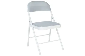 Konferensstol Beliani Sparks set om 4 Light grey - Møbler - Stoler & lenestoler - Klappstol & stablingsbare stoler