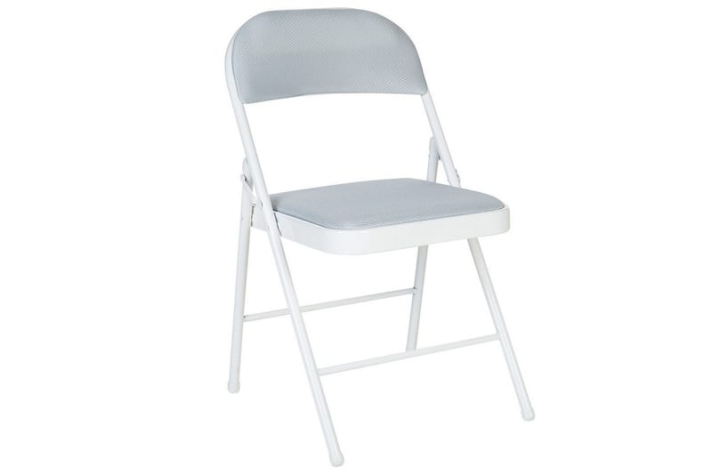 Konferensstol Beliani Sparks set om 4 Light grey - Møbler - Stoler & lenestoler - Klappstol & stablingsbare stoler