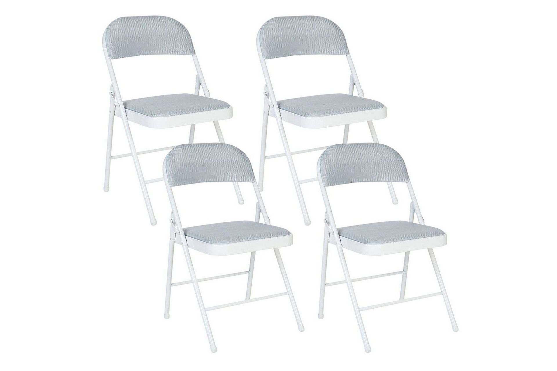 Konferensstol Beliani Sparks set om 4 Light grey -
