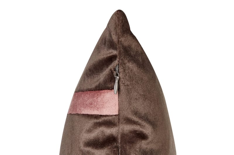 Pynteputer Crodyline sett á 2 Brun/Rosa - Brun/Rosa - Møbler - Sofaer - Sofatilbehør - Rengjøring sofa