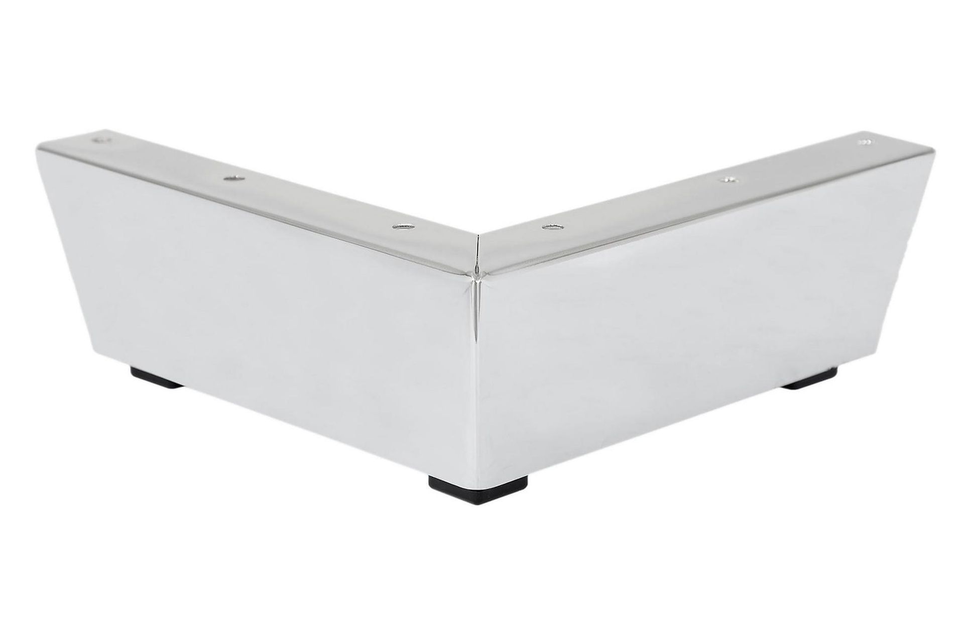 Sofaben Modell F 6,6 cm 4-Pack - Krom