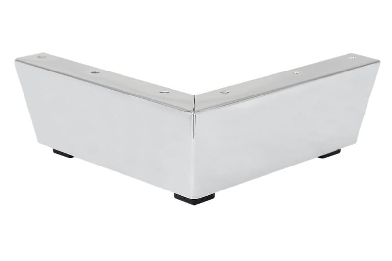 Sofaben Modell F 6,6 cm 8-Pack - Krom - Møbler - Sofaer - Sofatilbehør