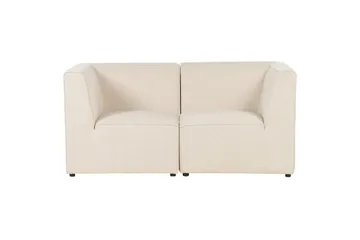 Soffa 2-sitssoffa Lemvig Grön Beige - Møbler - Sofaer - Modulsofaer - Komplett modulsofa