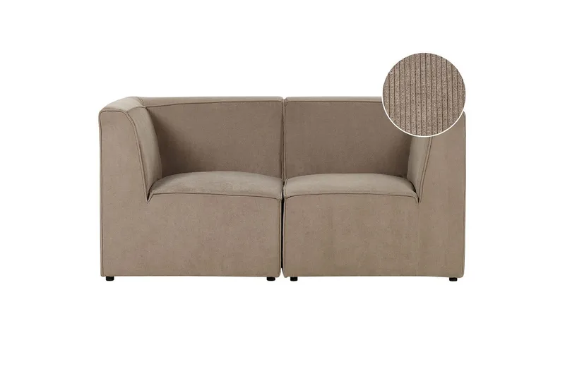 Soffa 2-sitssoffa Lemvig Grön Taupe, undefined