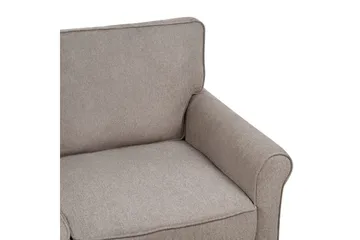 Soffa Beige||Light colored wood - Møbler - Sofaer - Sofa 3 seter