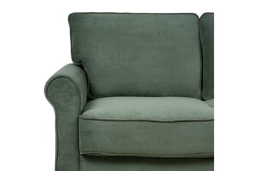 Soffa Dark green||Light colored wood - Møbler - Sofaer - 2 seter sofa