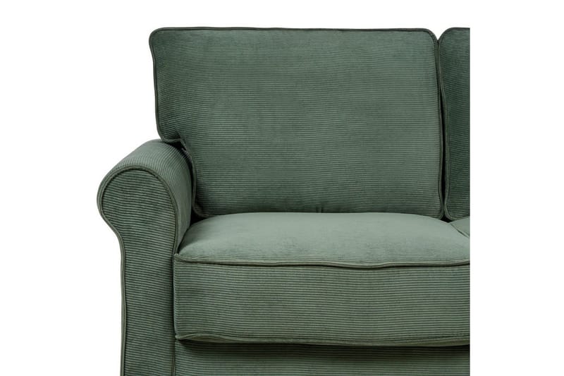 Soffa Dark green||Light colored wood - Møbler - Sofaer - 2 seter sofa