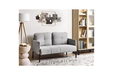 Soffa Light grey||Black - Møbler - Sofaer - 2 seter sofa