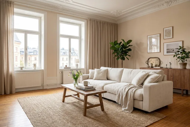 Soffa Scandinavian Choice Valencia Extra Djup 4-sits Storm 02 - Møbler - Sofaer - 4 seter sofa