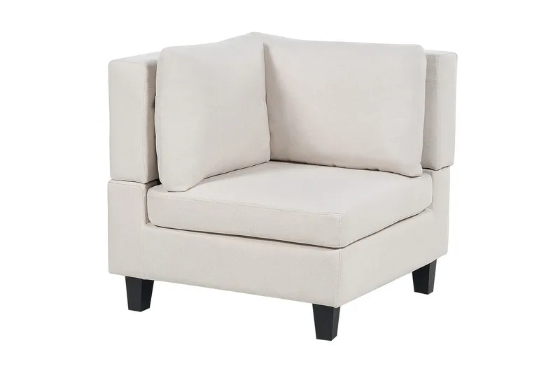 Soffgrupp Beige, Black - Møbler - Sofaer - Modulsofaer - Komplett modulsofa
