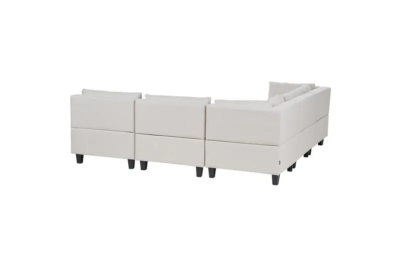 Soffgrupp Beige, Black - Møbler - Sofaer - Modulsofaer - Komplett modulsofa