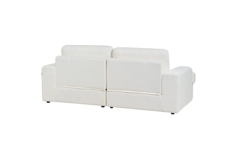 Soffgrupp Beliani Alla Beige White - Møbler - Sofaer - Sofagrupper