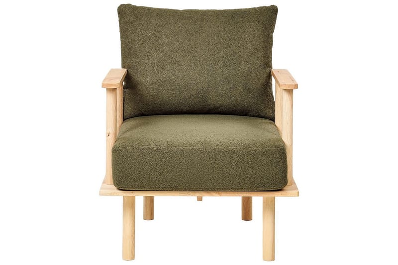 Soffgrupp Beliani Asker Beige, ljust trä Green||Light colored wood - Møbler - Sofaer - Sofagrupper