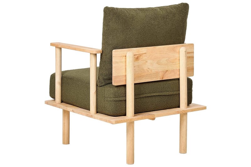 Soffgrupp Beliani Asker Beige, ljust trä Green||Light colored wood - Møbler - Sofaer - Sofagrupper