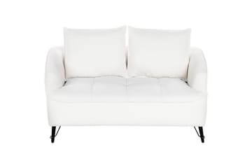 Soffgrupp Beliani Hobro Brun/Svart White - Hvit - Møbler - Sofaer - Sofagrupper
