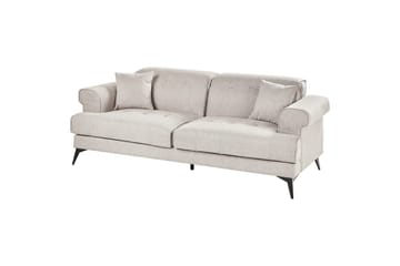 Soffgrupp Beliani Skive Beige Beige - Møbler - Sofaer - Sofagrupper
