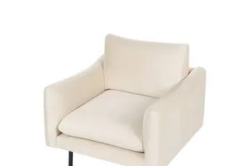 Soffgrupp Beliani Vinterbro Beige/svart, Sammet Beige||Black - Møbler - Sofaer - Sofagrupper