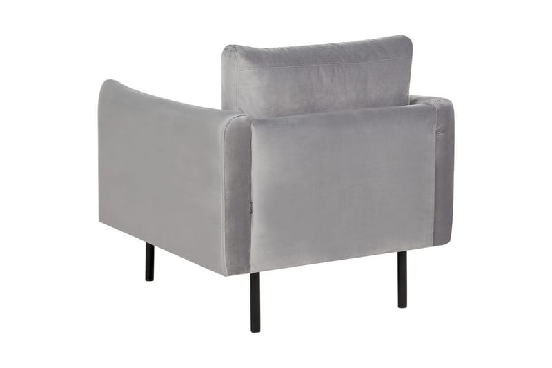 Soffgrupp Beliani Vinterbro Beige/svart, Sammet Dark grey||Black - Møbler - Sofaer - Sofagrupper