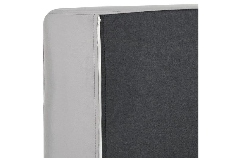 Soffgrupp Beliani Vinterbro Beige/svart, Sammet Dark grey||Black - Møbler - Sofaer - Sofagrupper