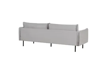 Soffgrupp Beliani Vinterbro Beige/svart, Sammet Dark grey||Black - Møbler - Sofaer - Sofagrupper