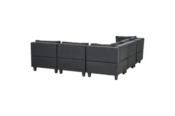 Soffgrupp Black - Møbler - Sofaer - Modulsofaer - Komplett modulsofa